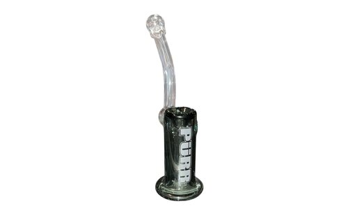 Purr Glass - Bubbler Pipe Small Sherlock 6"