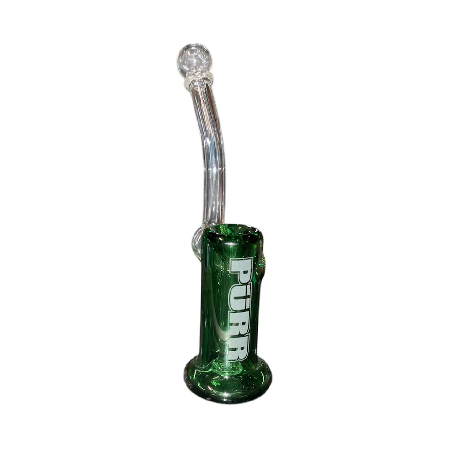 Purr Glass - Bubbler Pipe Small Sherlock 6"