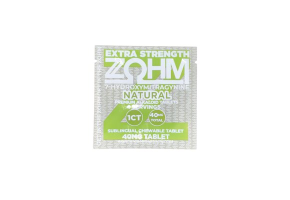 ZOHM - 7-Hydroxymitragynine Kratom Extract Tablet 1ct 40mg Natural