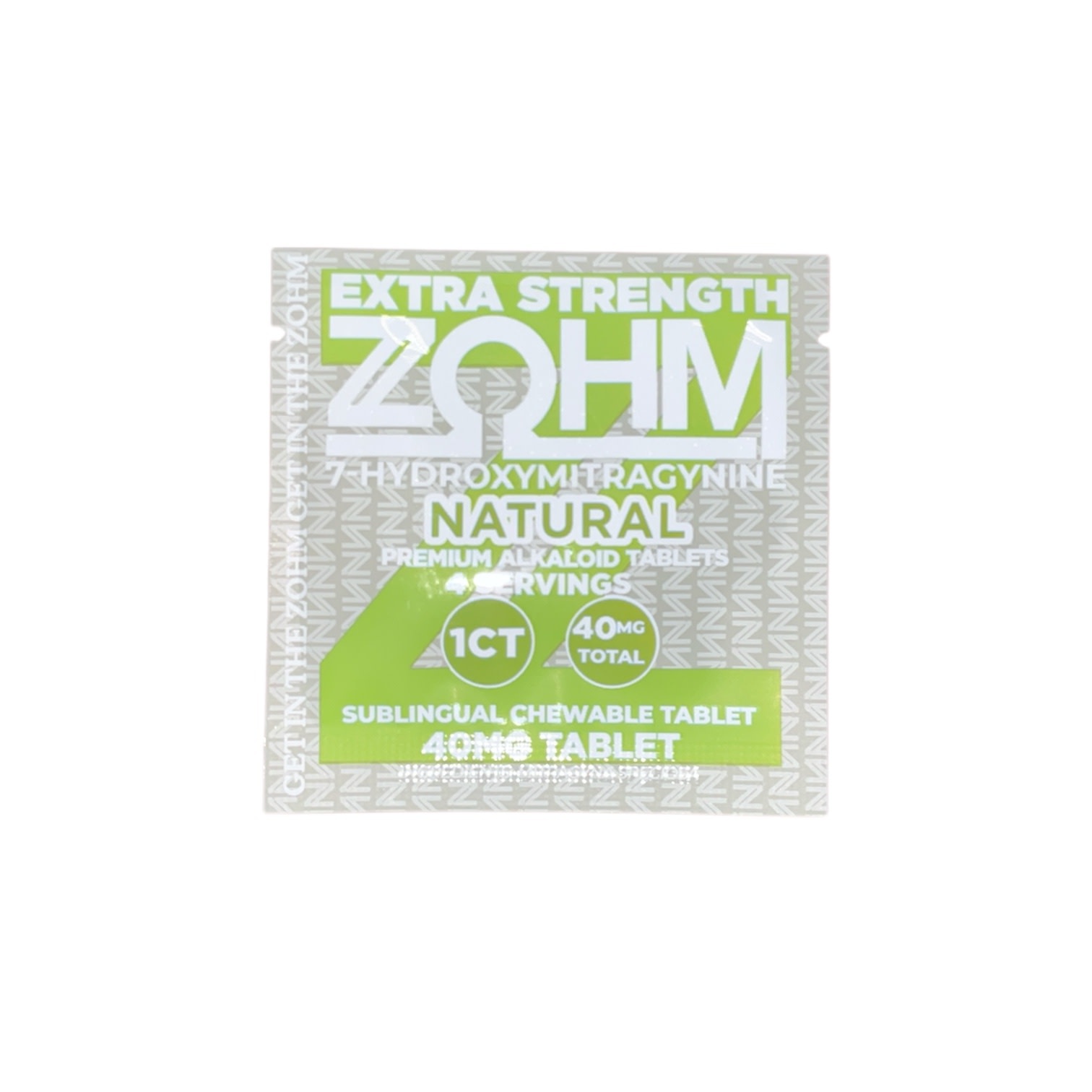 ZOHM - 7-Hydroxymitragynine Kratom Extract Tablet 1ct 40mg Natural