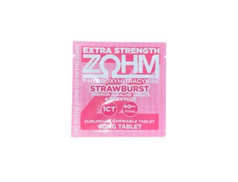 ZOHM - 7-Hydroxymitragynine Kratom Extract Tablet 1ct 40mg Strawburst