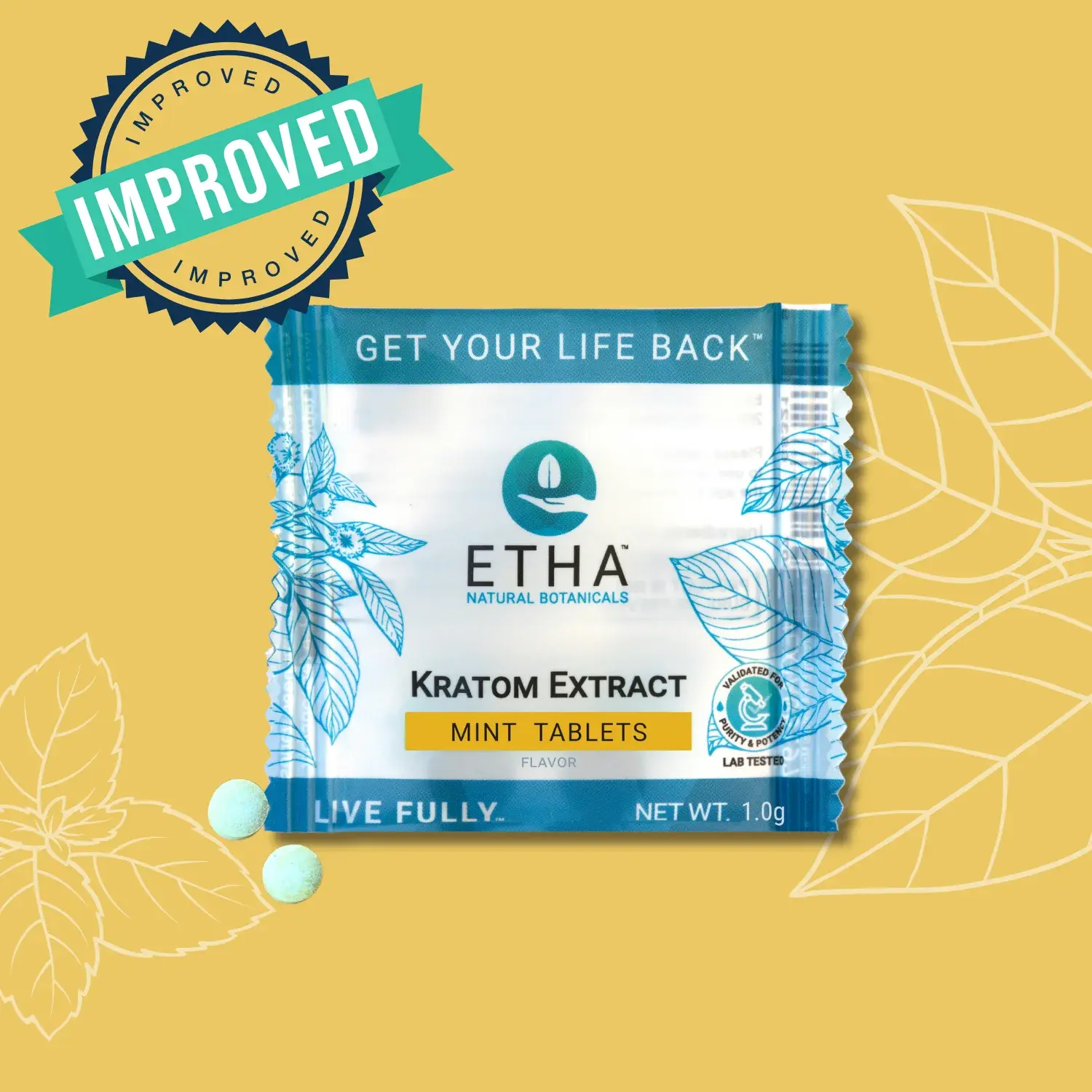 ETHA - Kratom Extract Tablets 2ct Mint