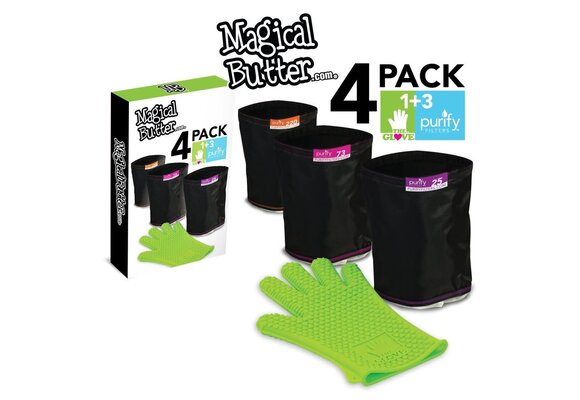 Magical Butter - Purify Filters + LoveGlove Set 4pk