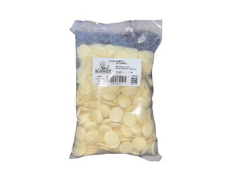 Schmidt - White Chocolate Niobo Couverture Tokens 1kg
