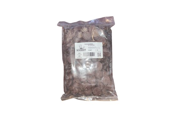 Schmidt - Dark Bourbon Chocolate Couverture Coins 1kg