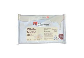 Carma - White Niobo Swiss Chocolate Block 2kg 4.41lbs