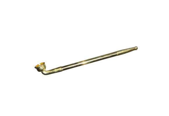 TGR - Hand Pipe Sherlock Large 9" Gold