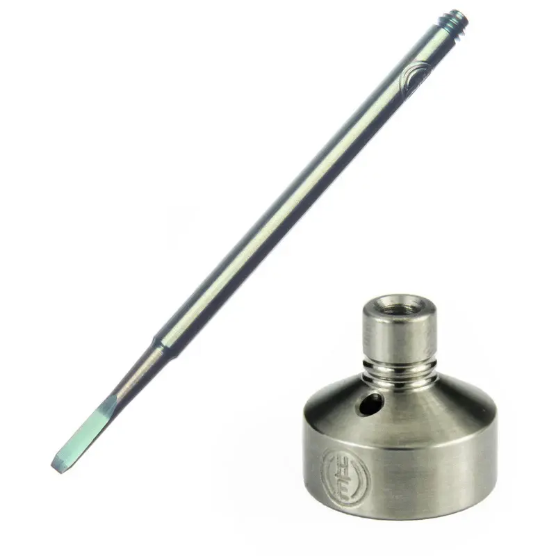 Highly Educated - Mini Cap & Flat Tip Pick Titanium 4"