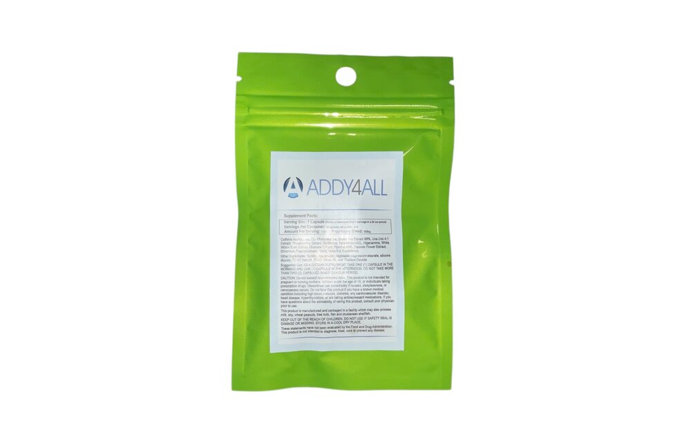 Addy4All - Supplement Capsule Propietary Blend 10ct 650mg