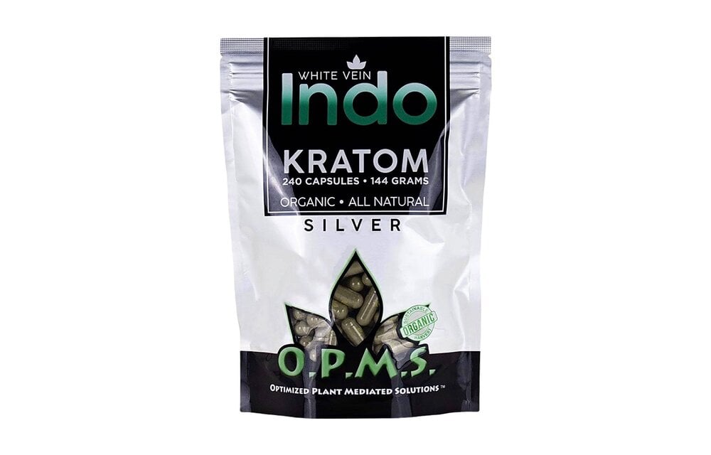 OPMS - Kratom Capsules Silver Indo 72g (120 caps)