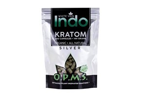 OPMS - Kratom Capsules Silver Indo 72g (120 caps)