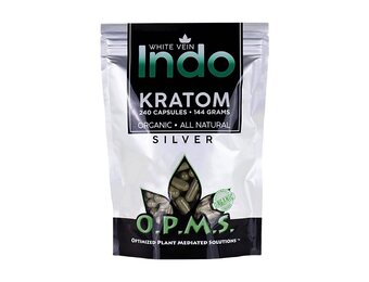 OPMS - Kratom Capsules Silver Indo 72g (120 caps)