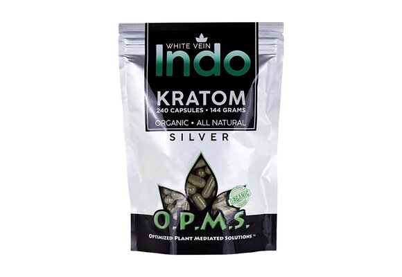 OPMS - Kratom Capsules Silver Indo 72g (120 caps)