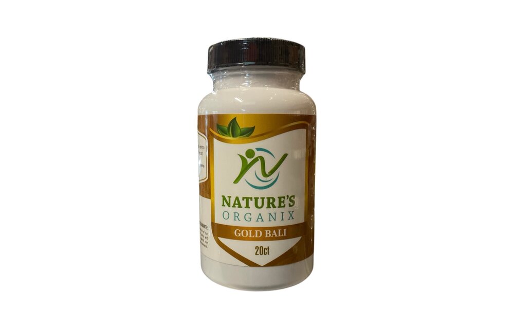 Nature's Organix - Kratom Capsule 20ct Gold Bali