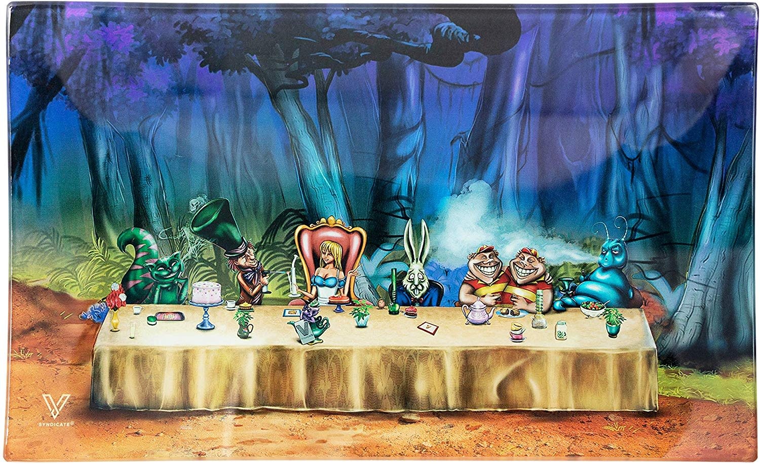 V-Syndicate - Glass Rolling Tray (Clearance)