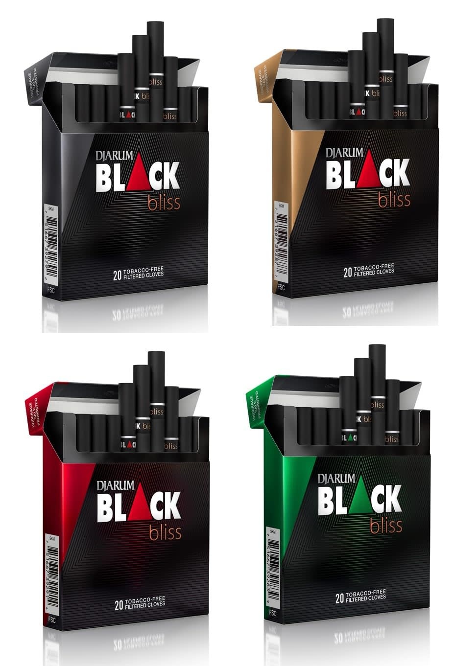 Djarum - Cigarettes Clove Black Bliss Tobacco-Free 20ct