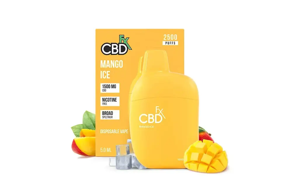 CBDfx - CBD Disposable Vape 2500 Puffs 1500mg
