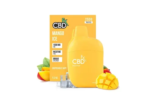 CBDfx - CBD Disposable Vape 2500 Puffs 1500mg