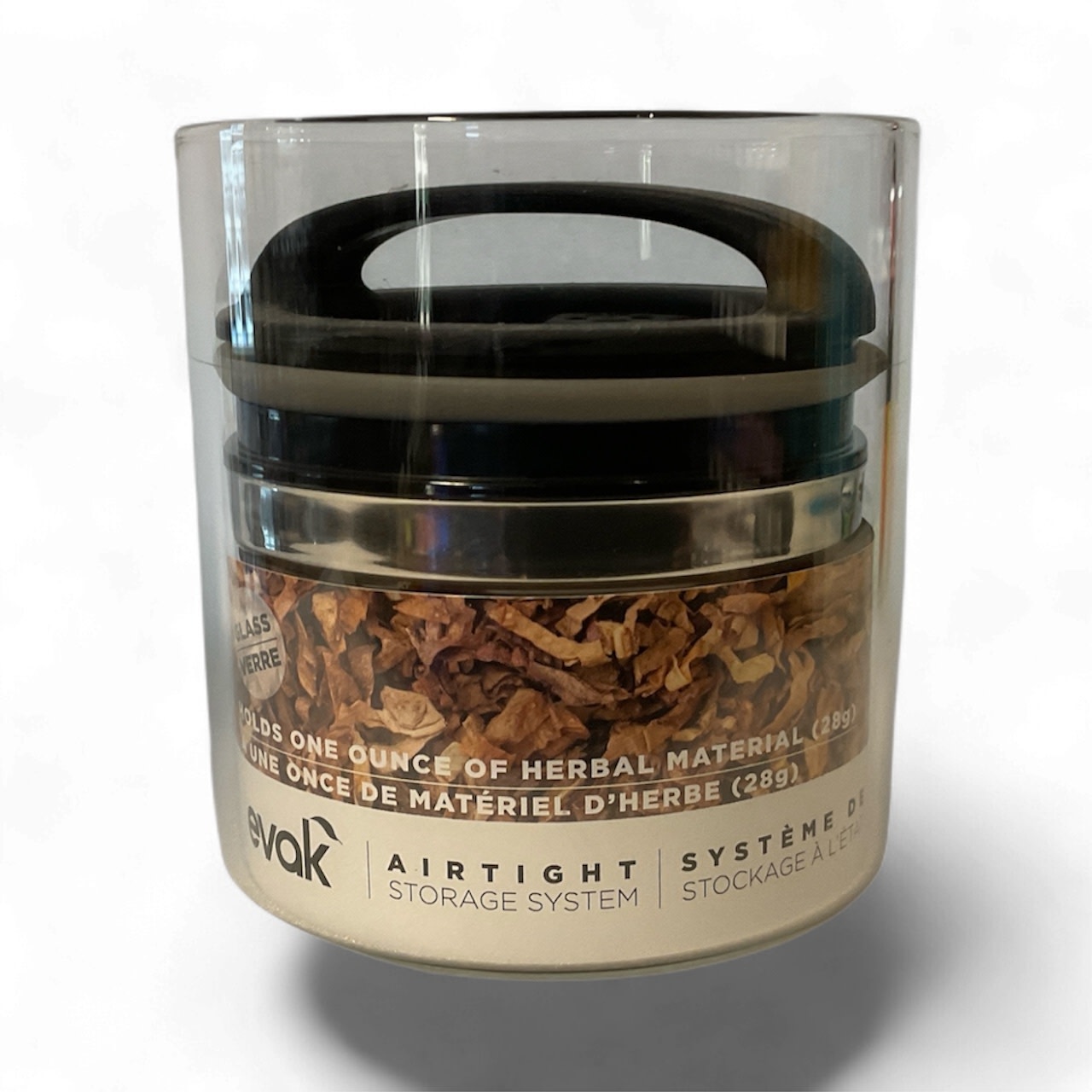 Evak - Storage Airtight Jar Glass 1oz 28g