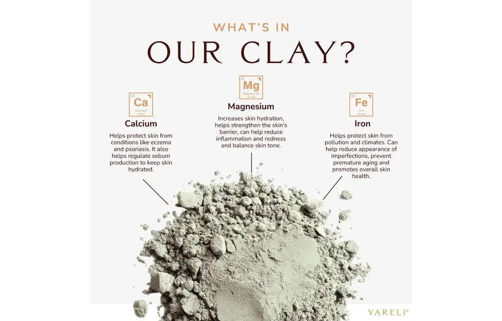 Yareli - Pore Detox Facial Mask Bentonite Volcanic Clay 2lbs