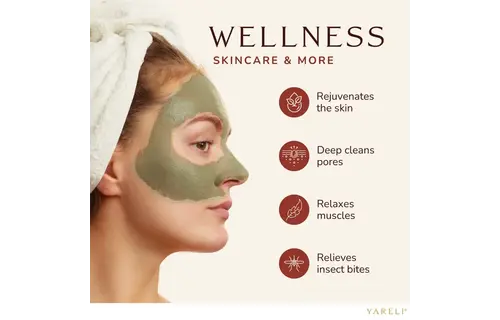 Yareli - Pore Detox Facial Mask Bentonite Volcanic Clay 2lbs