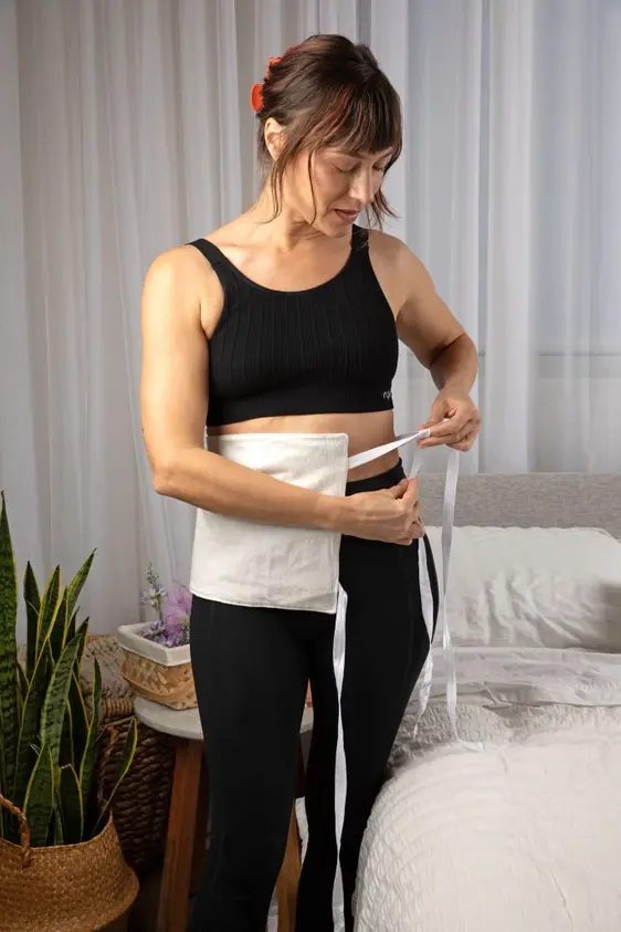 Roots and Leaves - Castor Oil Wrap Reusable Large