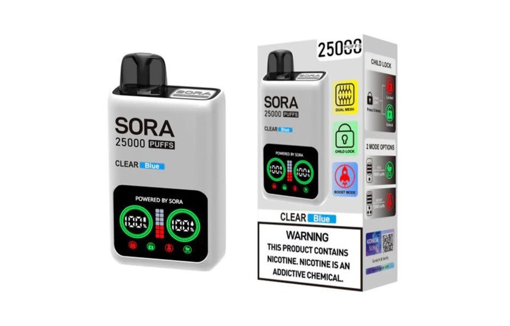 Sora - Rechargeable Vape 3% 25k Puffs