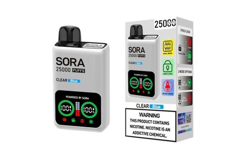 Sora - Rechargeable Vape 3% 25k Puffs