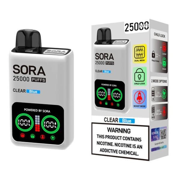 Sora - Rechargeable Vape 3% 25k Puffs