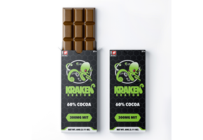 Kraken Kratom - Kratom Chocolate 60% Cocoa Bar 300mg 2.11oz