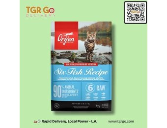 Orijen - Premium Cat Food Six Fish Recipe 12lbs All Breeds & Stages