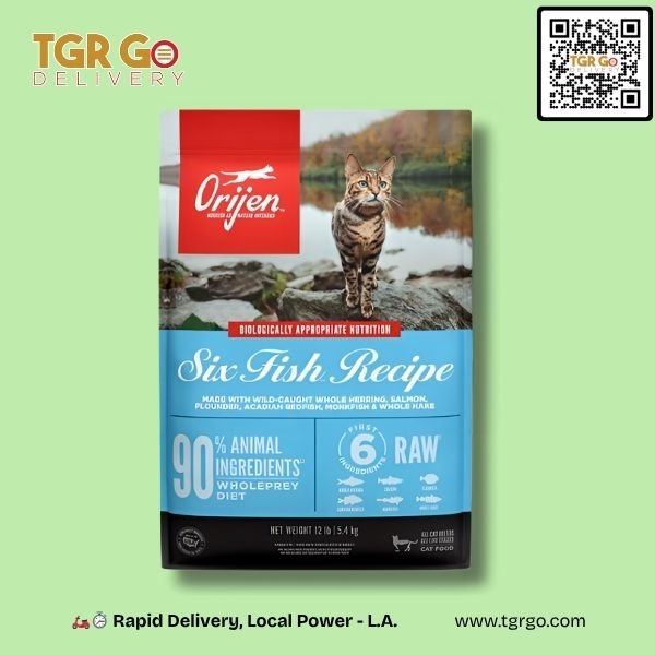Orijen - Premium Cat Food Six Fish Recipe 12lbs All Breeds & Stages