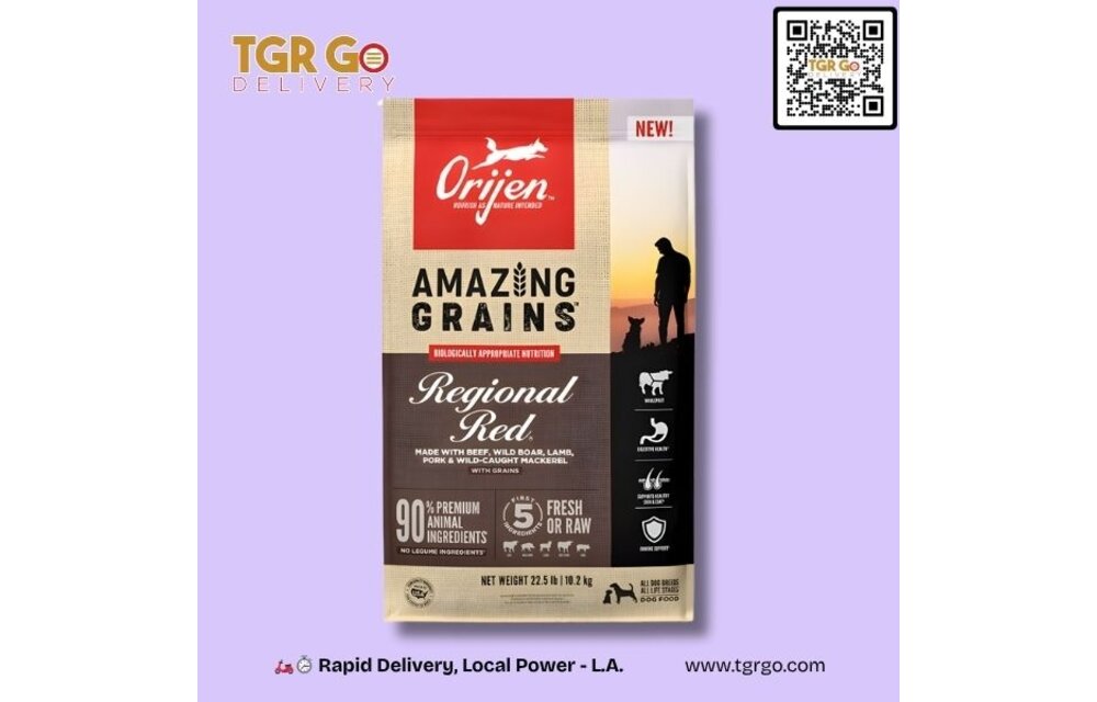 Orijen - Premium Dog Food Regional Red 22.5lbs All Breeds & Stages