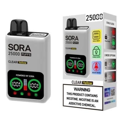 Sora - Rechargeable Vape 3% 25k Puffs