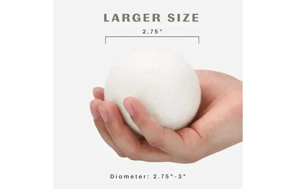 Pursonic - Wool Dryer Balls 100% New Zealand 6ct