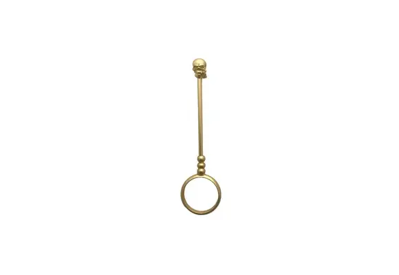 Peace Flower - Roach Clip Skull