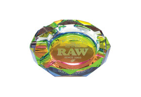 RAW - Ashtray Glass Phat Rainbow