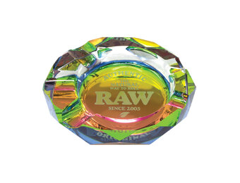 RAW - Ashtray Glass Phat Rainbow