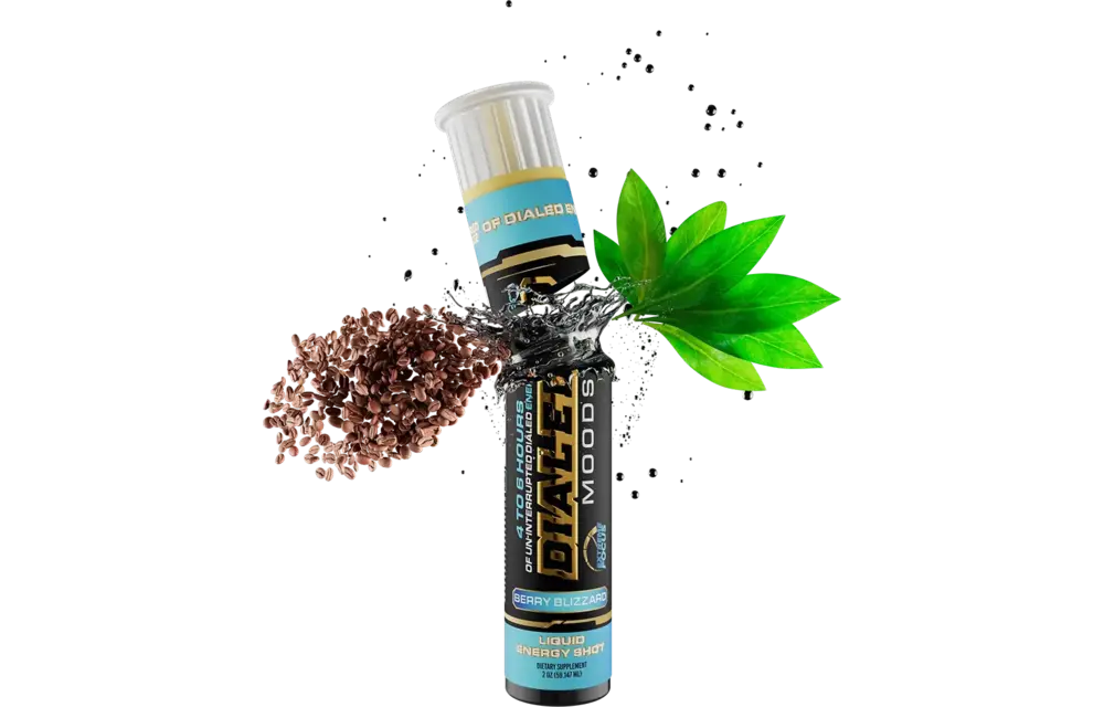 Dialed Moods - Kratom Liquid Energy Shot 2oz
