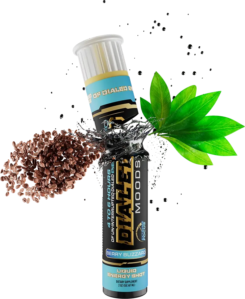 Dialed Moods - Kratom Liquid Energy Shot 2oz