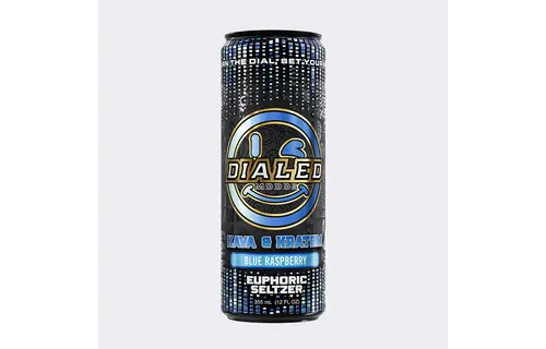 Dialed Moods - Kratom + Kava Euphoric Seltzer 190mg Caffeine 355mL