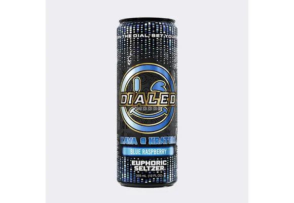 Dialed Moods - Kratom + Kava Euphoric Seltzer 190mg Caffeine 355mL