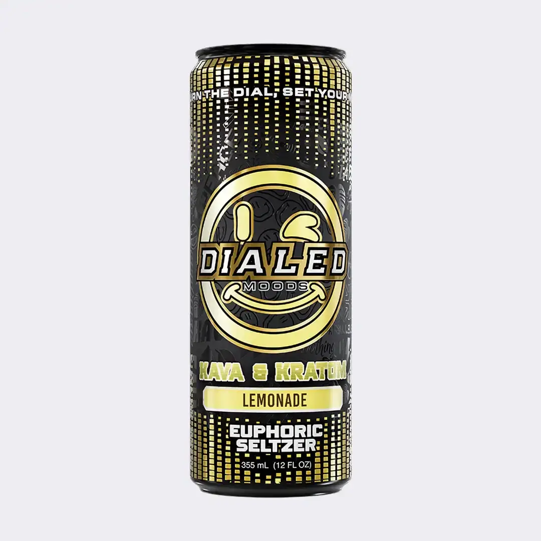 Dialed Moods - Kratom + Kava Euphoric Seltzer 190mg Caffeine 355mL