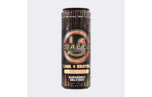 Dialed Moods - Kratom + Kava Euphoric Seltzer 190mg Caffeine 355mL
