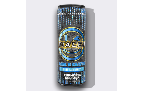 Dialed Moods - Kratom + Kava Euphoric Seltzer 190mg Caffeine 355mL
