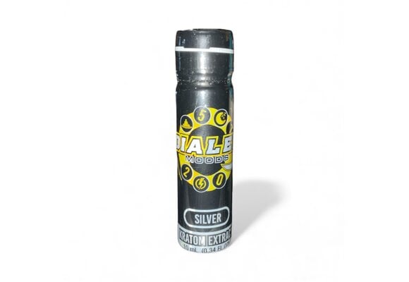 Dialed Moods - Kratom Extract Shot 240mg 10mL Silver