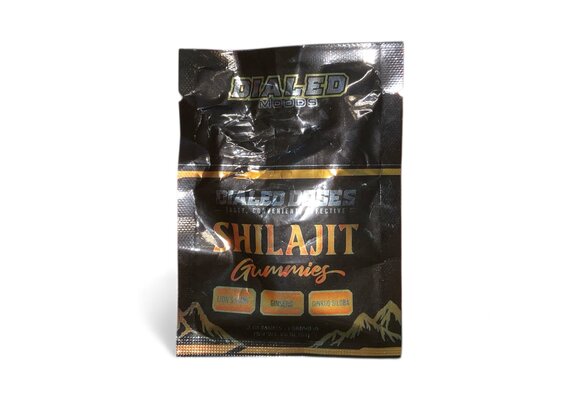 Dialed Moods - Shilajit Gummies 10:1 Extract 1300mg 2ct