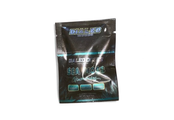 Dialed Moods - Sea Moss Gummies 10:1 Extract 500mg 2ct