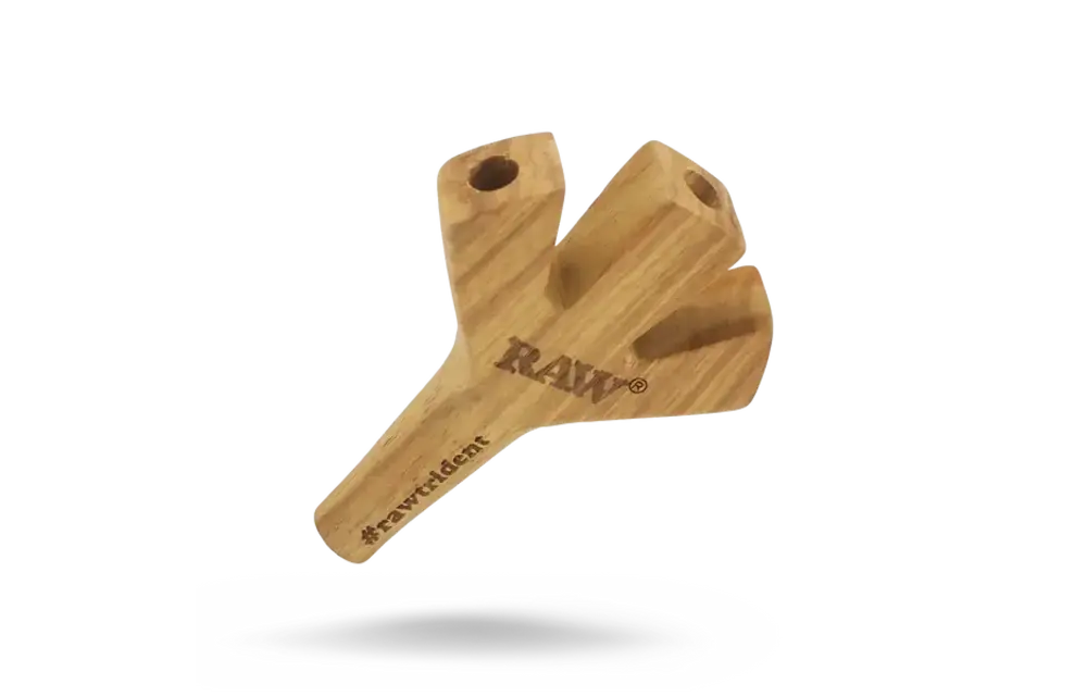 Raw - Cigarette Holder Wooden Trident