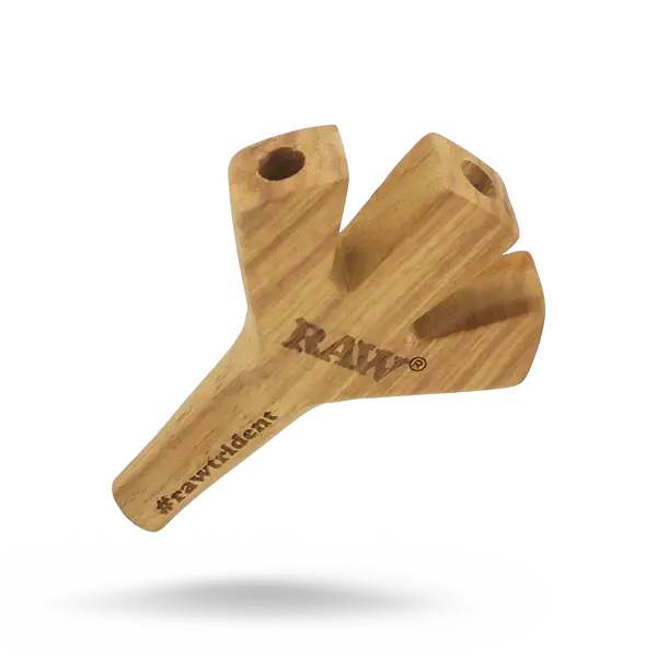 Raw - Cigarette Holder Wooden Trident